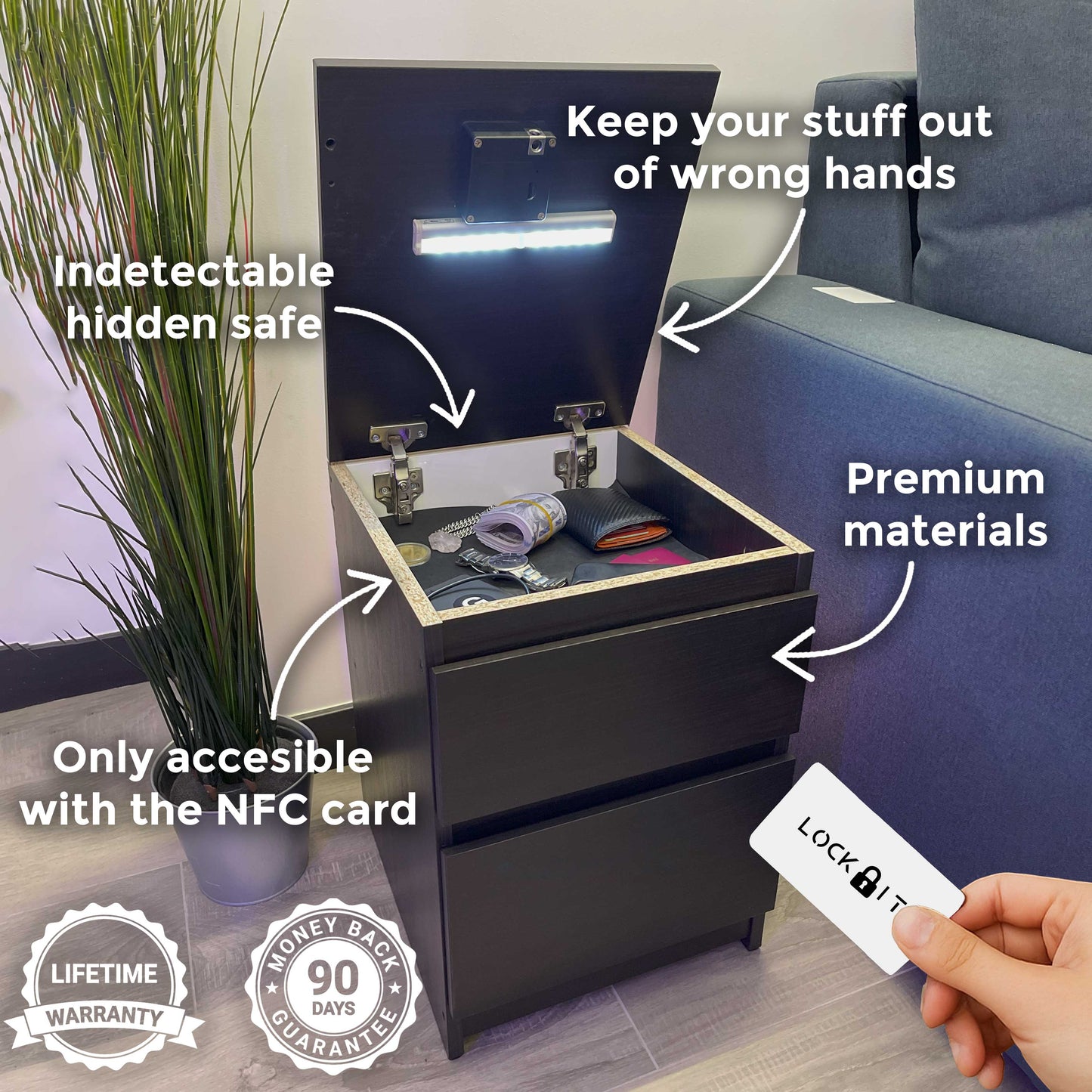 Secret Compartment Luxury Nightstand™